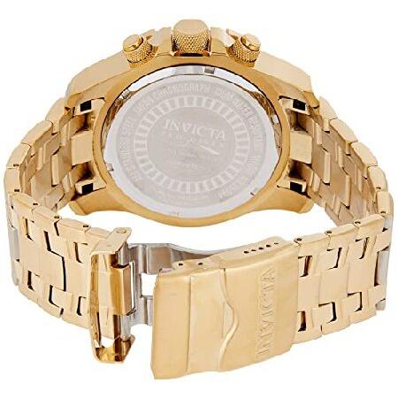 Invicta メンズ腕時計 50mm Pro Diver スキューバクォーツクロノグラフ カーボンファイバーベゼル アバロン文字盤 ベルト 