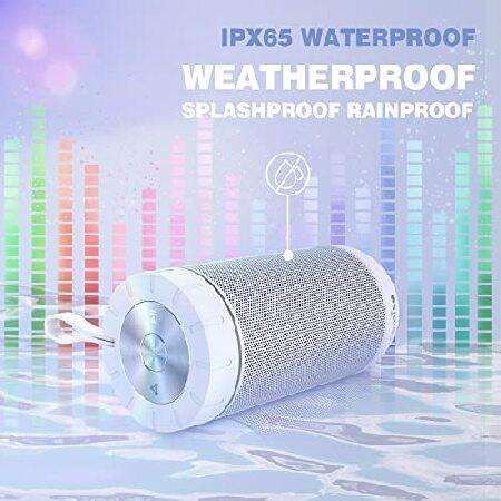 comiso Bluetooth Speakers with IPX5 Waterproof， 24H Playtime， Wireless Stereo Dual Pairing， Portable Speaker with HD Surround Bass Sound for Outdoor， with V1248165265(10920円)