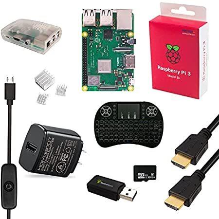 Raspberry Pi B+ Model B Plus Starter Kit w  Mini Wireless Keyboard 5v3a C