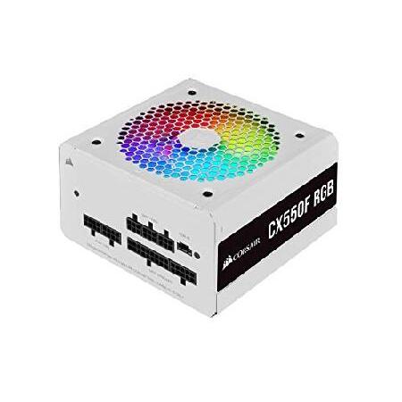 柔らかな質感の RGB, CX550F Corsair 550 Power White RGB Modular Fully Bronze, PLUS 80 Watt, その他周辺機器 柔らかな質感の RGB, CX550F Corsair 550 Power White RGB Modular Fully Bronze, PLUS 80 Watt, その他周辺機器