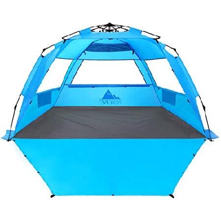 海外から人気アイテムを直輸入NXONE XL Pop Up Beach Tent, Deluxe Sun Shade Shelter for 4 Person, UPF 50+