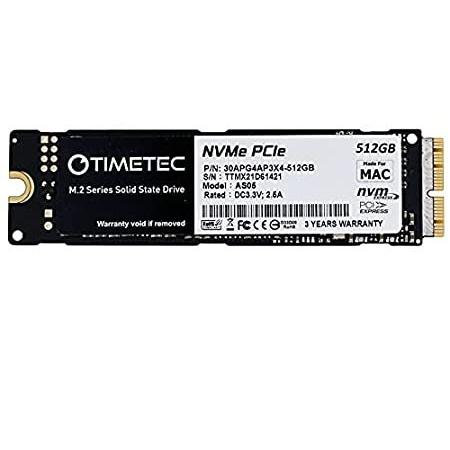 海外から人気アイテムを直輸入Timetec 512GB MAC SSD NVMe PCIe Gen3x4 3D NAND TLC Read Up to 2,000MB/s Com