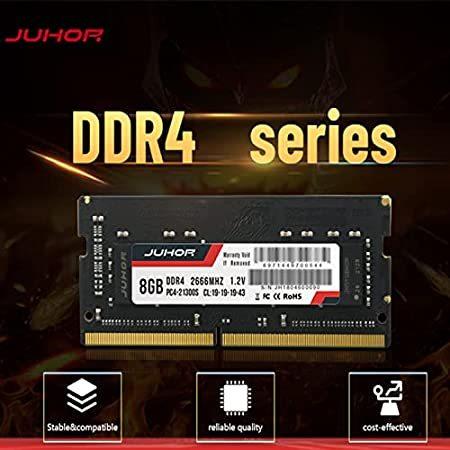 海外から人気アイテムを直輸入JUH0R ゲーミングシリーズ DDR4 RAM 16GB (8GBx2) 2666MHz (PC4 21300) 260ピン CL19 1.2V S