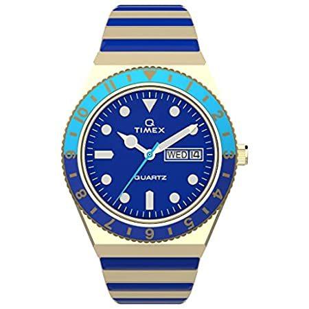 話題の行列 マリブ, Q mm 36 Timex ゴールド/ブルー, マリブ Q 36mm Size, One 腕時計
