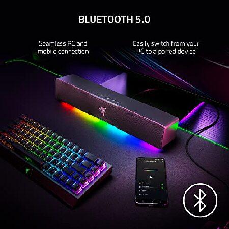 Razer Leviathan V2 X: PC Soundbar with Full-Range Drivers - Compact Design - Chroma RGB - USB Type C Power and Audio Delivery - Bluetooth 5.0 - for PC PC