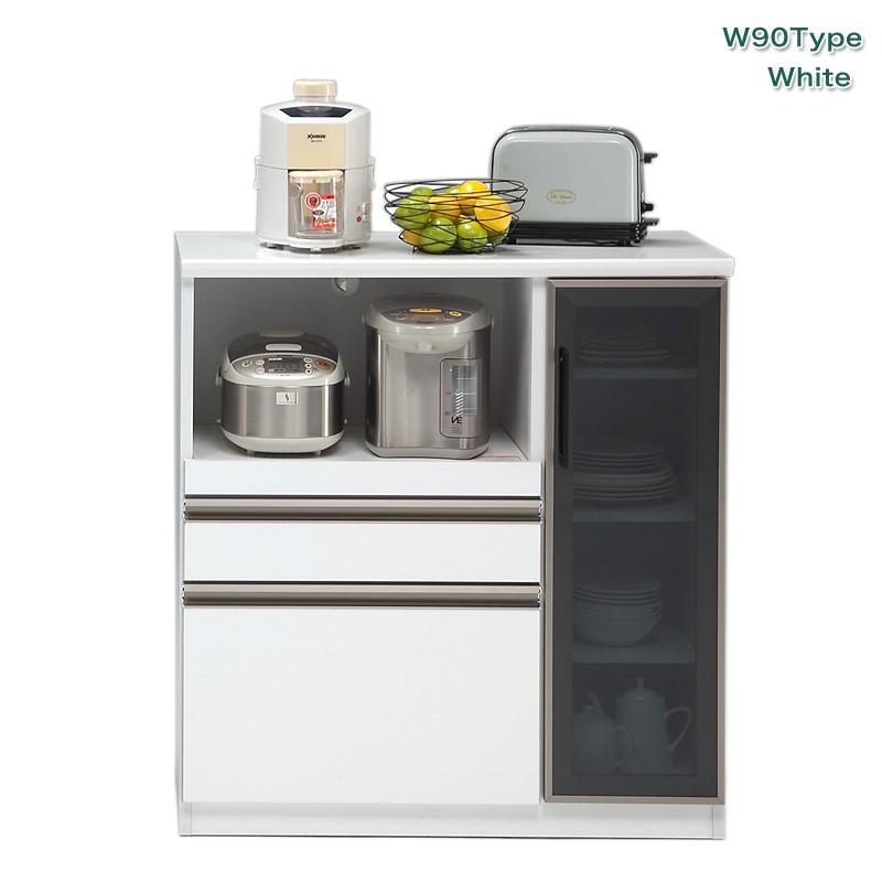 キッチンカウンター レンジ台 90幅 レンジボード 電子レンジ台