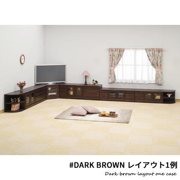 大川家具　テレビボード　国産 テレビボード 幅90 ロータイプ ブラウン テレビ台 日本製