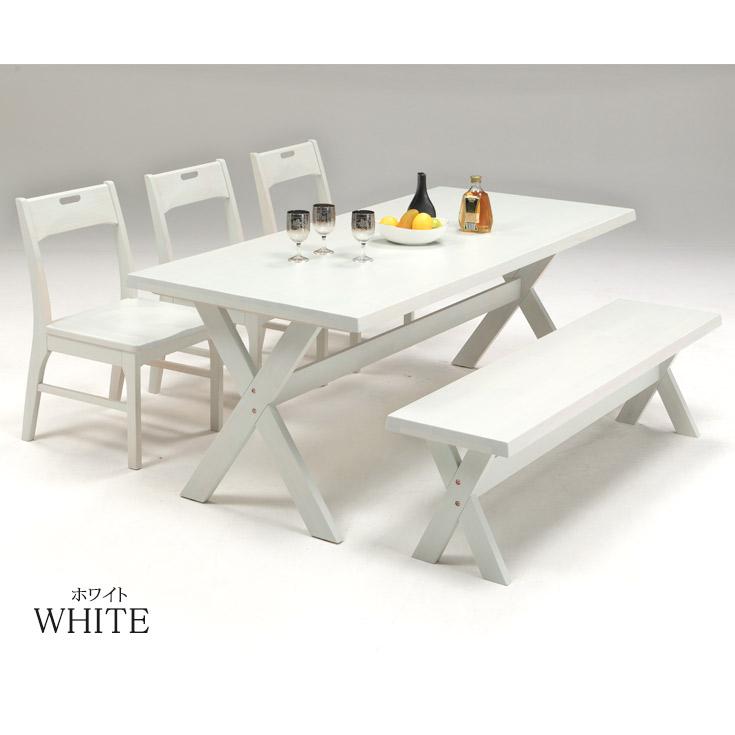 ダイニングテーブルセット ダイニングセット ベンチタイプ 5点 180