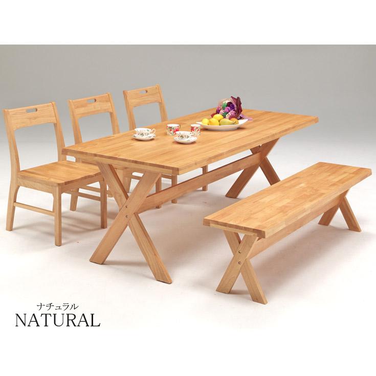 ダイニングテーブル、ベンチセット ダイニングテーブル セット ベンチセット 木製 4人掛け 4点