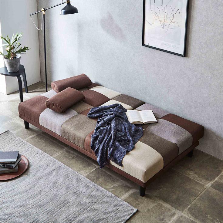 ブラウンソファベッド 180cm リクライニング ブラウンソファベッド 180cm リクライニング ソファベッド