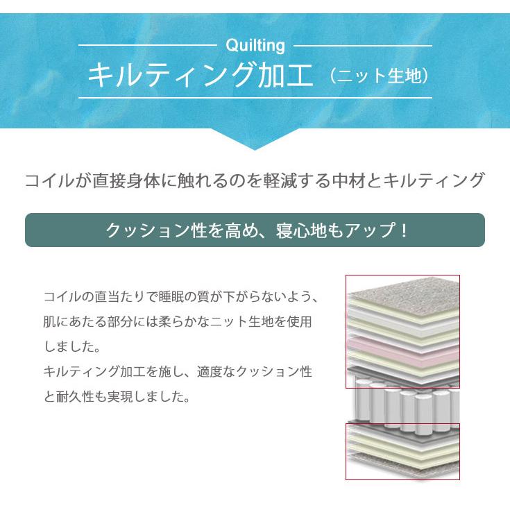 マットレス シングル ポケットコイル ベッドマットレス ベットマットレス 寝具 安い コイルマットレス 低反発ウレタン 3ゾーン 新生活 S｜35plus｜06