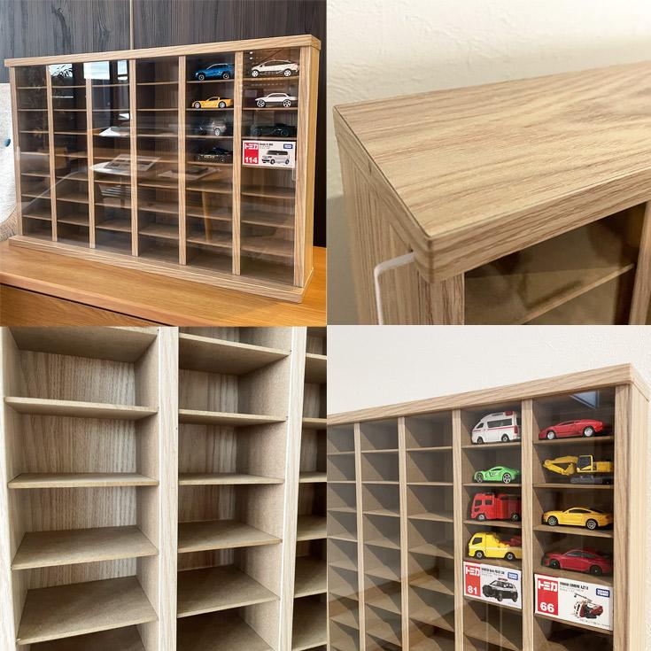 ミニカーケース トミカケース トミカ 収納 48台 扉付き ミニカー