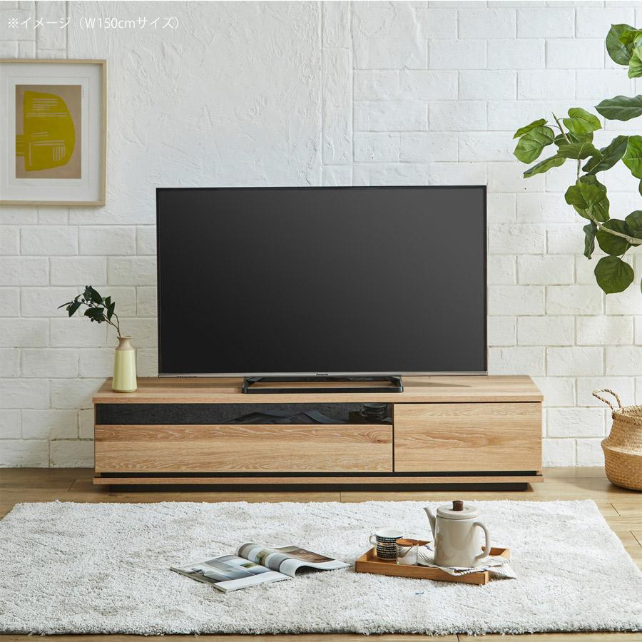 テレビ台 大川家具 ロータイプ テレビボード ローボード 収納 180 完成