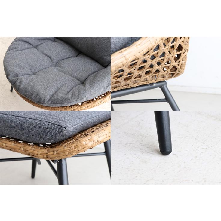 ガーデンチェア ラタン調 椅子 屋外 デッキチェア 軽量 雨ざらし ベージュ ガーデンチェア ラタン調 椅子 屋外 デッキチェア 軽量 雨ざらし