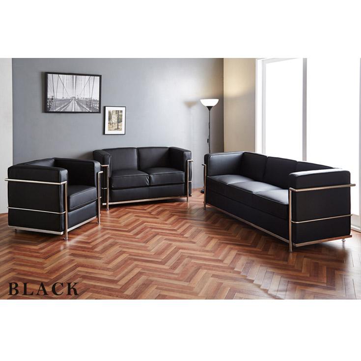 LC2 ソファー 2人掛けソファ ル・コルビュジェ レプリカ仕様 幅131cm