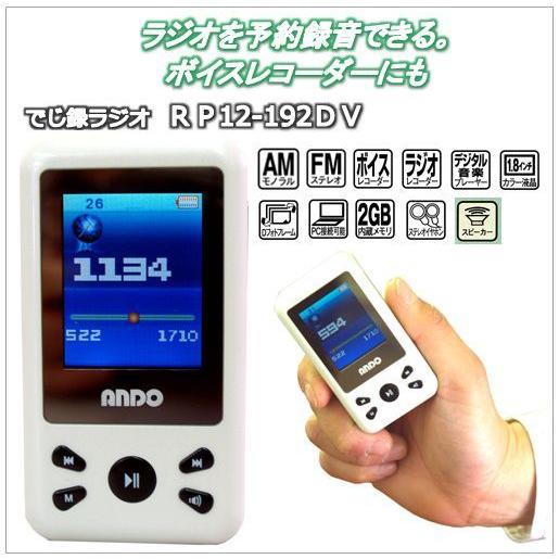 ANDO アンドー RP12-192DV [でじ録ラジオ]