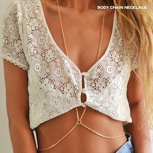 ボディチェーン ネックレスペンダント ボディーネックレス セレブ 金 ゴールド 銀 シルバー ボディジュエリー タトゥーシール Tattly Tattoo ボディアート バー Ad8c n Idt Shop 通販 Yahoo ショッピング