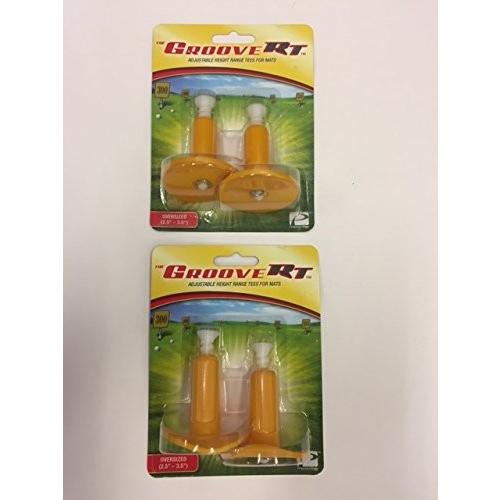 Golf Golf Rt Oversize Tees Adjustable Tees U 36hal01 Height Groove Oversize 2 Packs