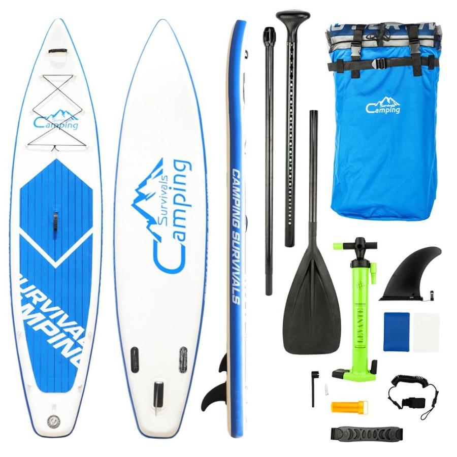 【メーカー公式ショップ】 Boylymia?Adult Inflatable SUP Stand Up Paddle Board White & Blue a Set, MARUKUMA 234bedeb