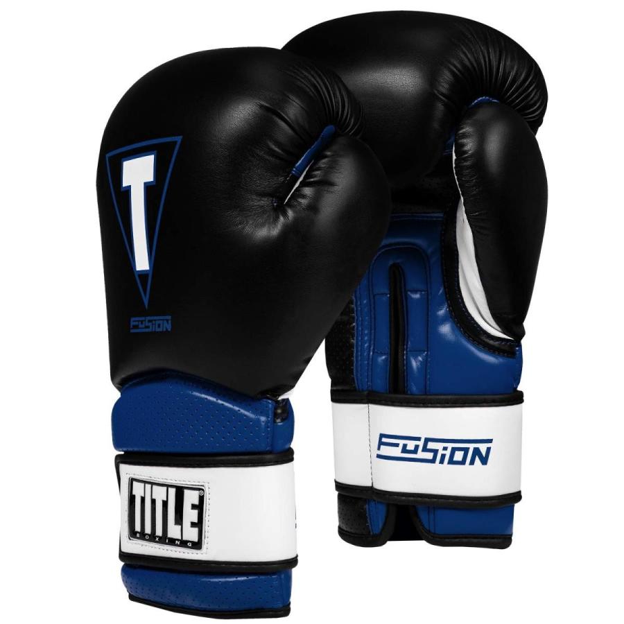 お1人様1点限り Title Boxing Fusion Tech Training Gloves Black Blue 16 Oz 超人気の Viiteducation Org