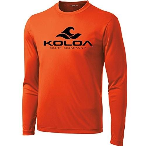 春新作の Koloa Surf(tm) Wave Logo Long Sleeve Dri-Equip Athletic Shirts-Orange/, 奈良県五條市 ca8b823f