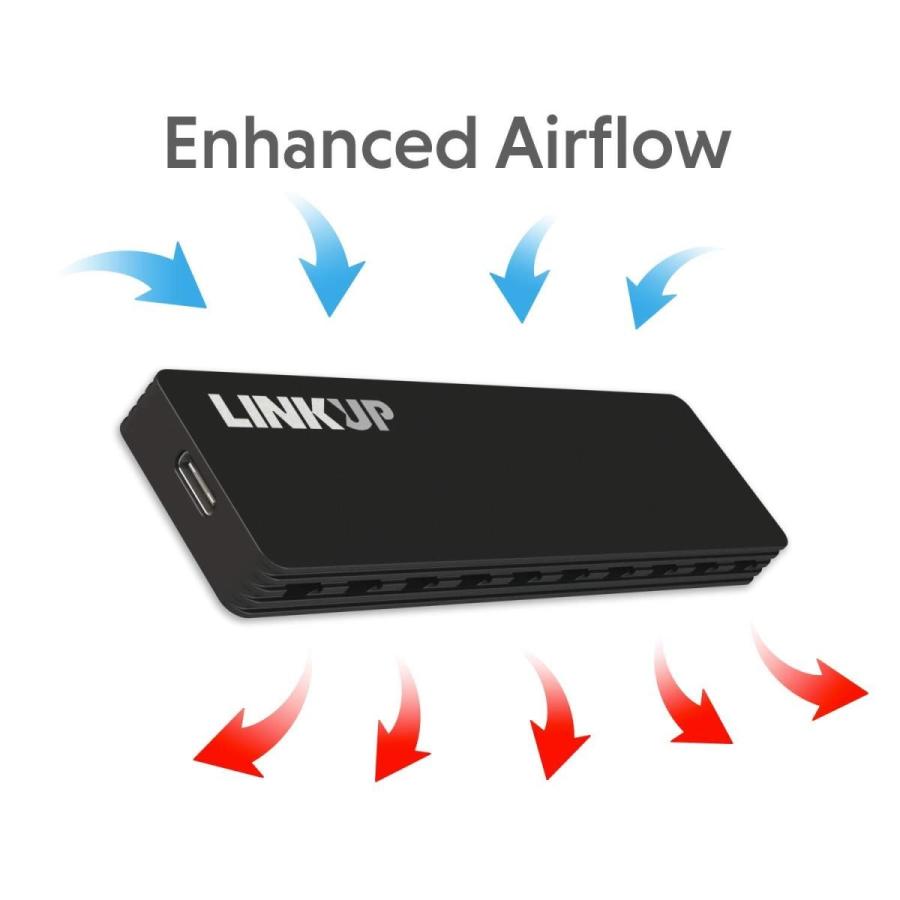 保存版】 LINKUP NVMe SSD Enclosure M.2 to USB C 10Gbps Adapter 