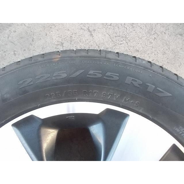 スバル XV DAA-GPE 純正17インチアルミホイール 225/55R17 タイヤ 
