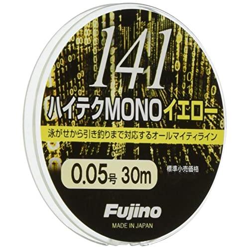 Fujino (フジノ) 141ハイテク水中糸MONOイエロー 30m 0.05