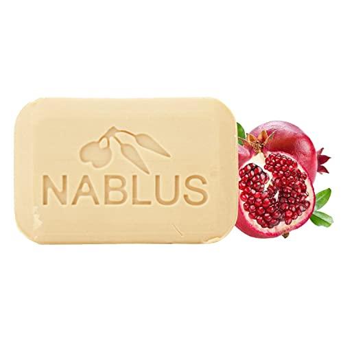 NABLUS SOAP ナーブルスソープ 無添加 完全オーガニック石鹸 洗顔＆ボディー用 ざくろ （くすみ角質すっきり） 100g