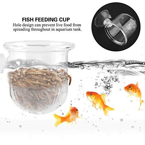 水槽 フィーダーカップ 餌やり器 水槽用 餌入れ 餌やり器 給餌器 フィーダーカップ 赤虫 魚の飼育 水族館 水草ポット 強力吸盤 アクリル素材 取り 2fuuc9al09 Korosikettannyelvu Hu