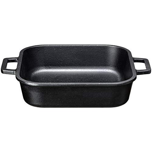 イシガキ産業 鉄鋳物 すき焼き鍋 22ｃｍ 約幅30×奥行23.5×高さ6ｃｍ 容量2.4L デリッシュライフ スクエア IH 直火 対応可