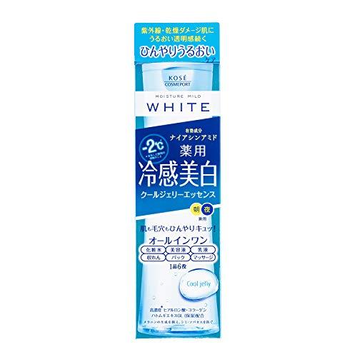 KOSE モイスチュアマイルド ホワイト クールジェリーエッセンス 200mL マイナス2℃タッチのクール美白ジェリーエッセンス オールインワン 無香