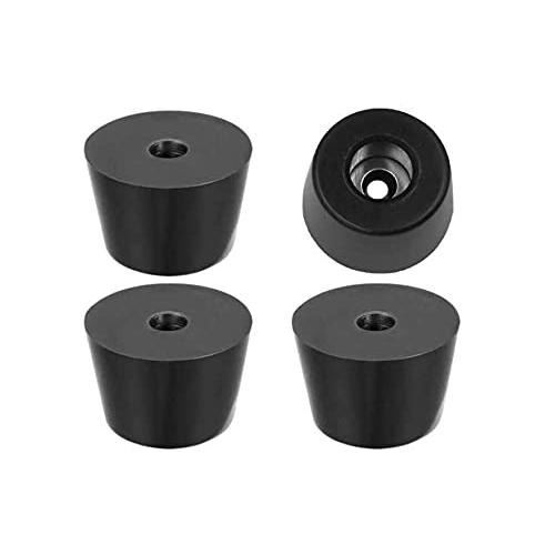 Rurumi ワッシャー入り ゴム足 4個 セット ビス止め ネジ止め ゴム クッション ゴム底 椅子 テーブル 家具 などに (D50x32xH30
