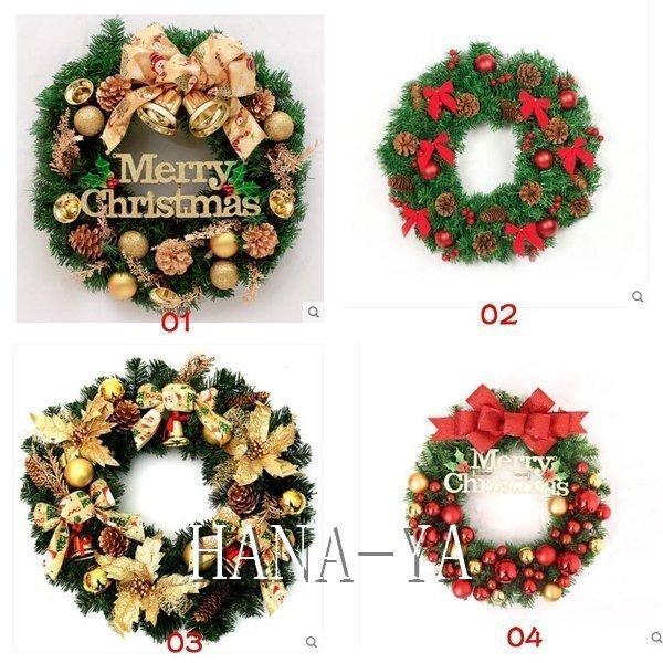 再入荷 クリスマスリース ドア飾り クリスマス飾り 玄関飾り 直径40cm Christmasおしゃれ22新作 壁掛け 店舗用 法人用 装飾