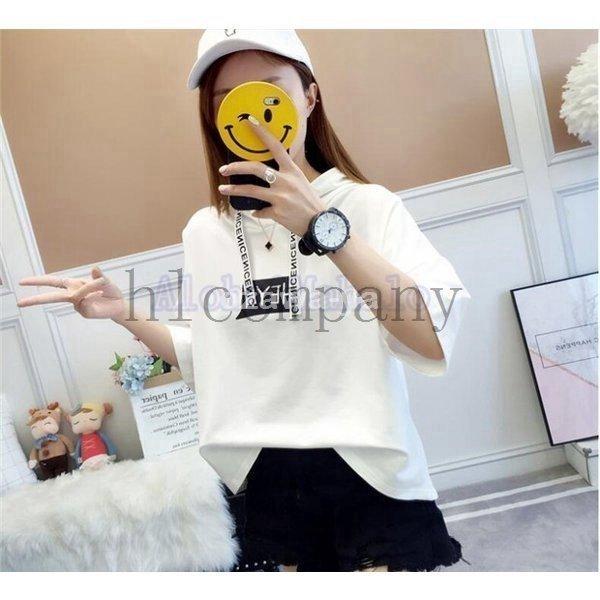 人気デザイナー パーカーレディース夏薄手半袖パーカー新作サマーパーカートップス韓流カジュアル大きサイズalohamahalo Konozproperties Com