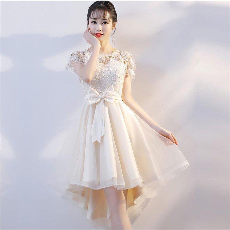 ファッション ブラウン ピンク パーティードレス 結婚式 ドレス フォーマル 成人式 花嫁 ロング ミディアム ワンピース 演奏会 上品 同窓会 謝恩会 姫系 Wskqegvnub Www Ludlowbar Com Au