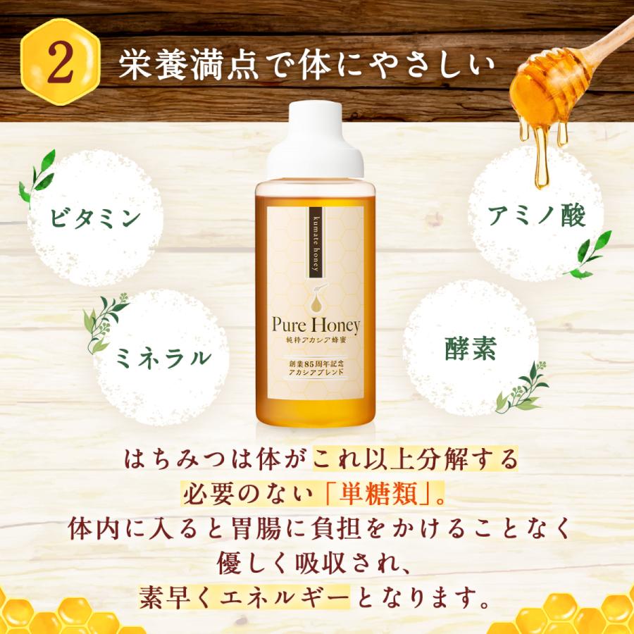 熊手のはちみつ アカシアはちみつ 1kg ポリ ルーマニア・ハンガリー