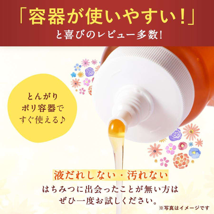 ハンガリー産アカシアはちみつ500gポリ 1本 送料無料 : 熊手のはちみつ