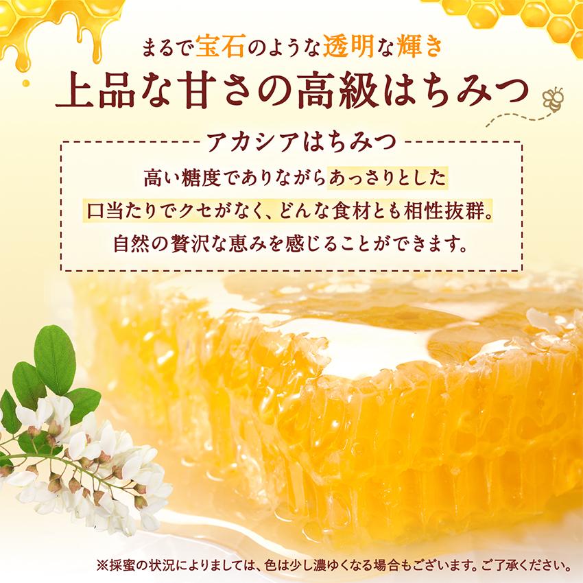 ハンガリー産アカシアはちみつ500gポリ 1本 送料無料 : 熊手のはちみつ