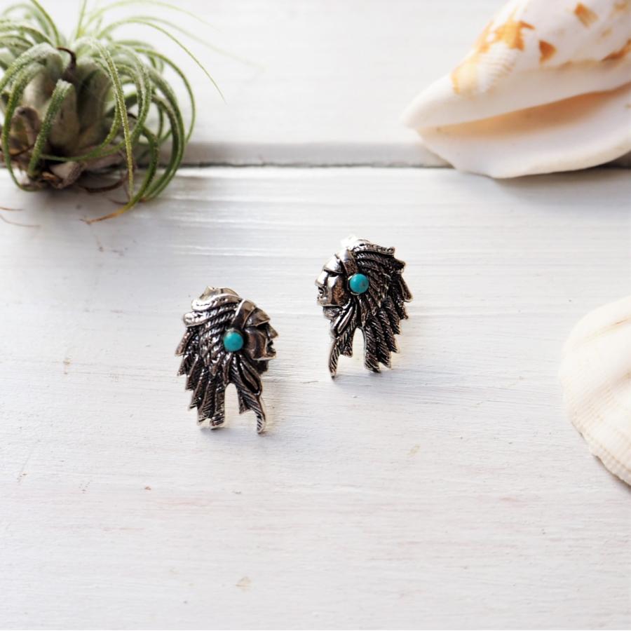 ピアス シルバー925 ネイティブアメリカン アクセサリー : SEARCH 