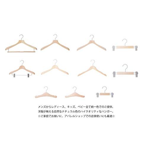今季一番今季一番レポック(Lepok) 木製ハンガー ナチュラル レディース