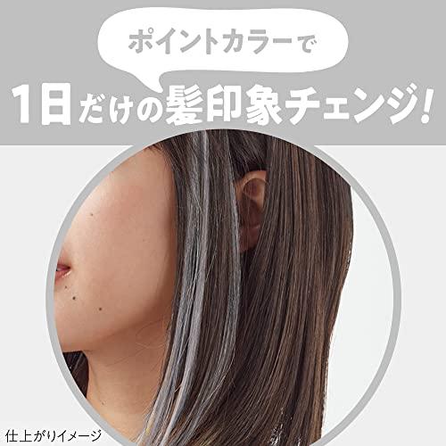 リーゼ １ＤＡＹヘアモンスター シルバーグレー ポイントカラー 一日だけの髪色チェンジ シャンプーだけで簡単OFF｜3939rainbow｜02