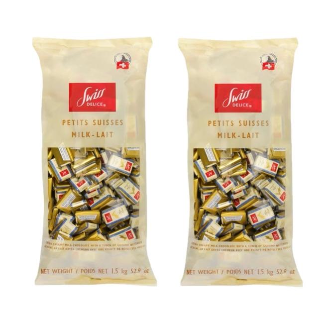 コストコ（Costco） スイスデリス ミルクチョコレート 1.5kg ×2袋