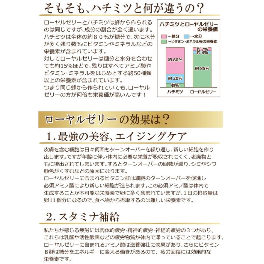 初回限定 ゆうパケット 送料無料 元気一番 オリジナルサプリ すっぽんの喜びシリーズローヤルゼリー 健康美人 エイジングケア｜39genki1｜03