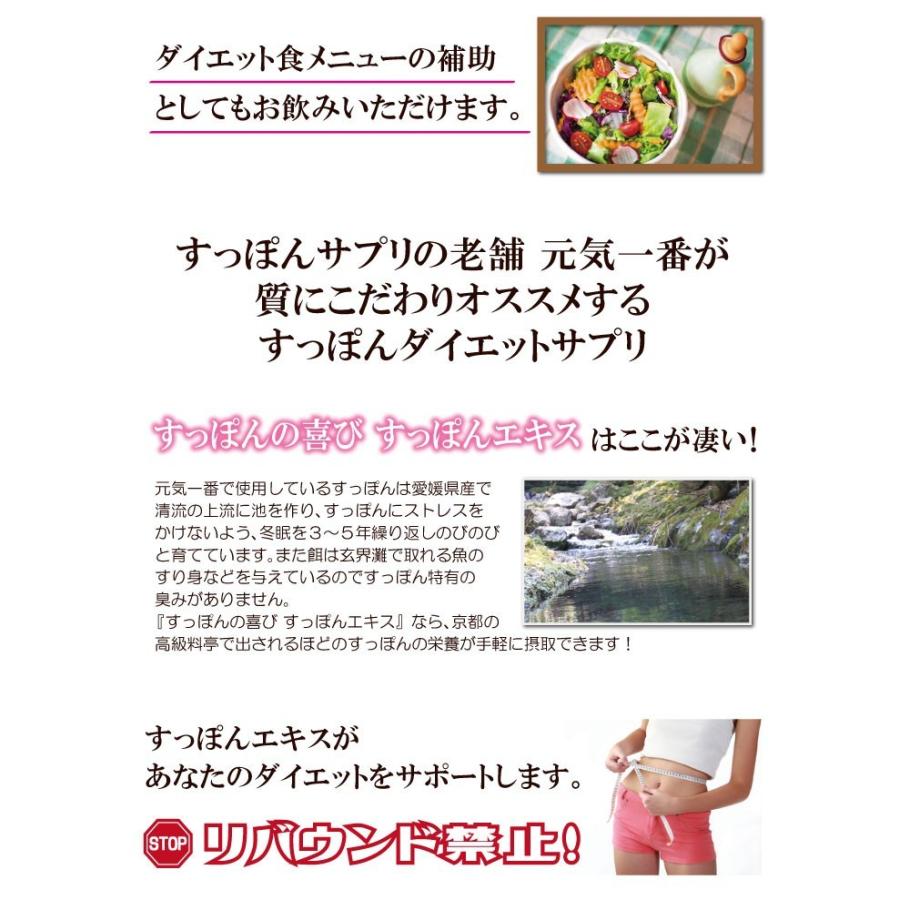 送料無料 300円均一 お試し サプリ すっぽんの喜び すっぽんエキス 国産すっぽん アミノ酸 コラーゲン ビタミン DHA EPA ポイント消化｜39genki1｜03