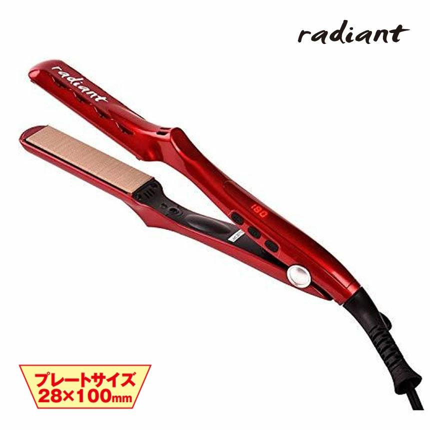 radiant（ラディアント） シルクプロアイロン radiant 28mm 赤 レッド