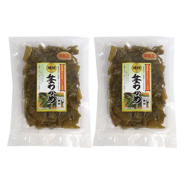森田製菓 国産茎わかめ使用 味付茎わかめ 2コ メール便