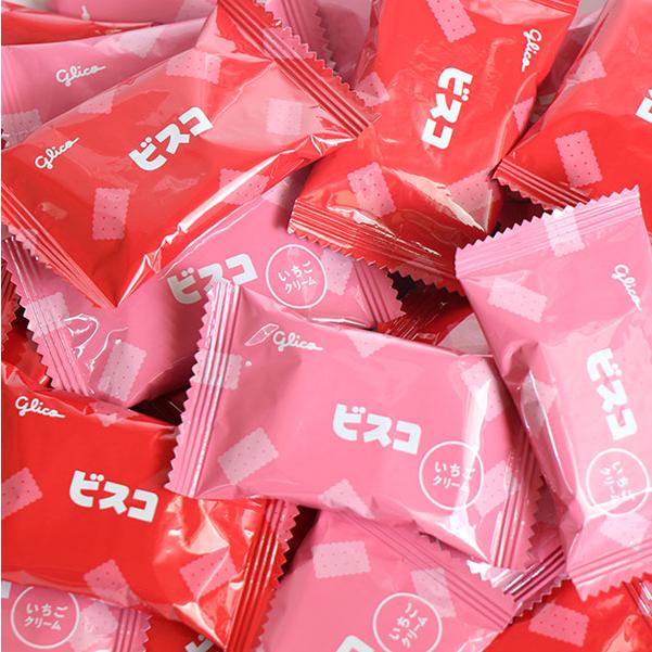 お菓子詰め合わせ ビスコ クリームあ〜んパン フエラムネ ミルキー 他 8点 楽天市場】江崎グリコ 15枚 ビスコ いちご (苺 ビスケット