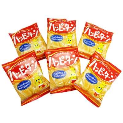 全国送料無料)亀田製菓 ハッピーターンミニ 小袋食べきりサイズ 6コ入