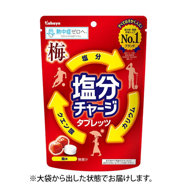 カバヤ食品 塩分チャージタブレッツ 梅味 100粒 メール便